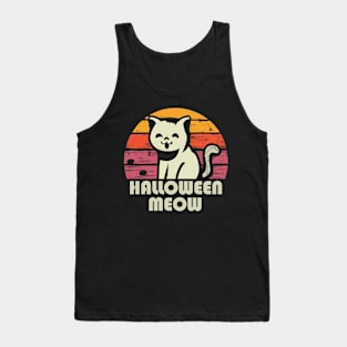 Meow Kawaii Cat Halloween Tank Top